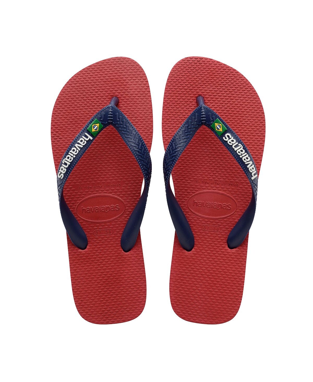 Мужские шлепанцы с логотипом brazil logo Havaianas
Мужские шлепанцы с логотипом brazil logo Havaianas