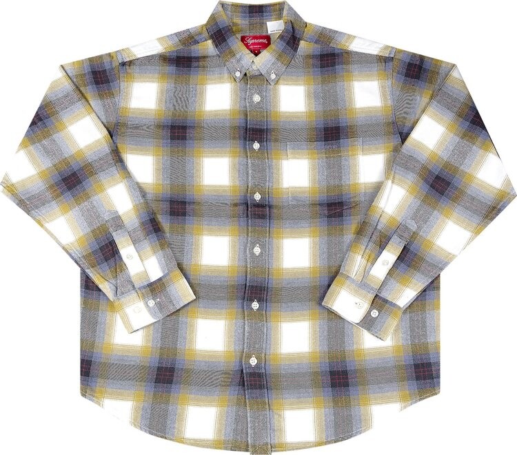 Рубашка Supreme Brushed Plaid Flannel Shirt 'Natural', загар
Рубашка Supreme Brushed Plaid Flannel Shirt 'Natural', загар