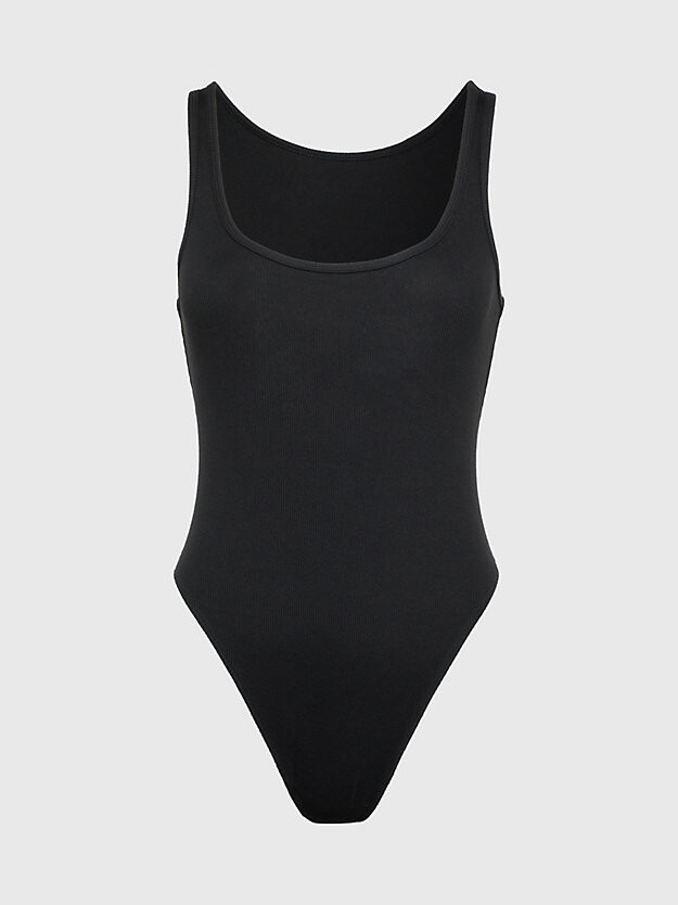 Хлопковое боди в рубчик - CK96 Calvin Klein, черный
Хлопковое боди в рубчик - CK96 Calvin Klein, черный