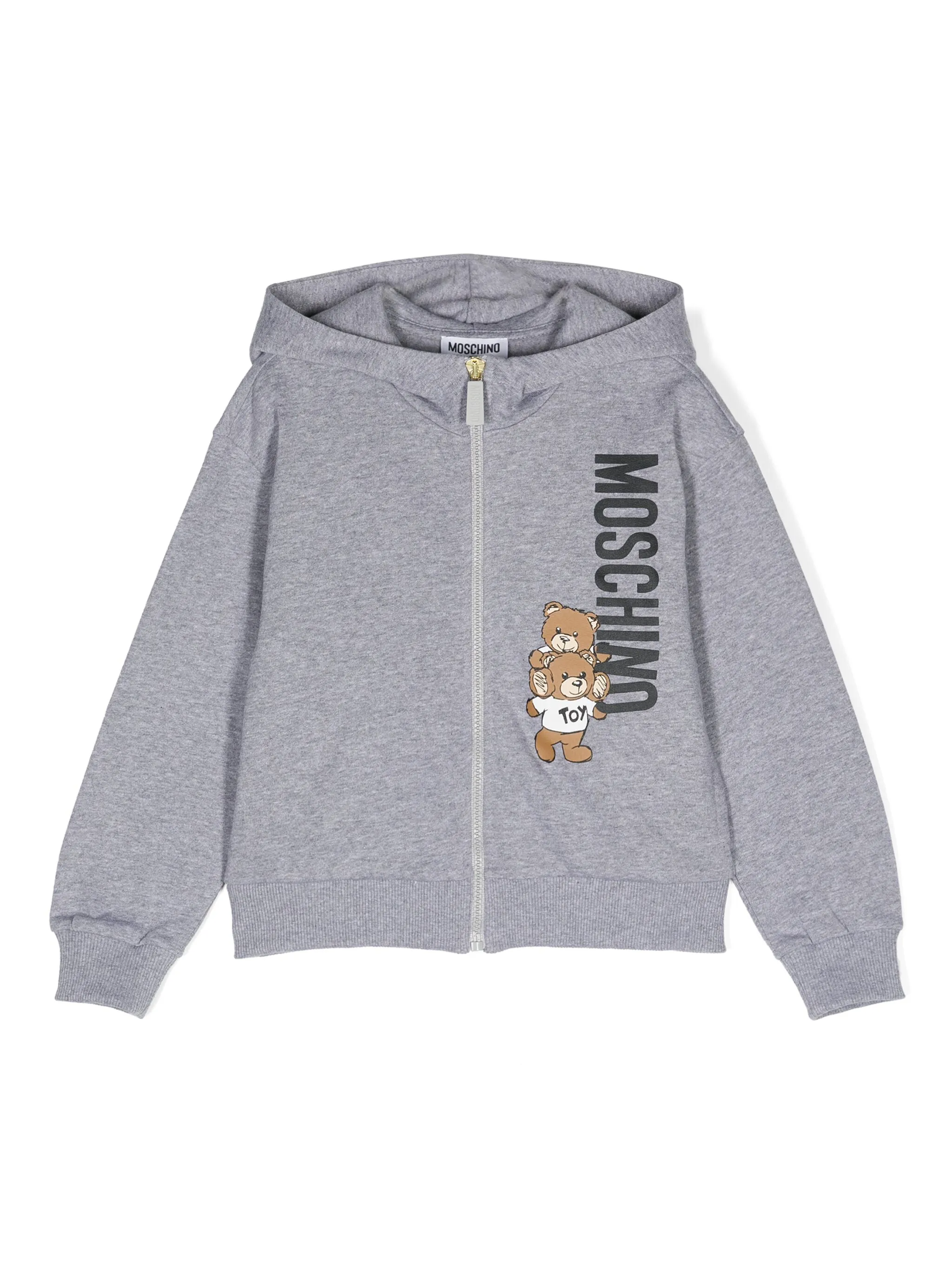 Худи с логотипом Moschino Kids, серый
Худи с логотипом Moschino Kids, серый