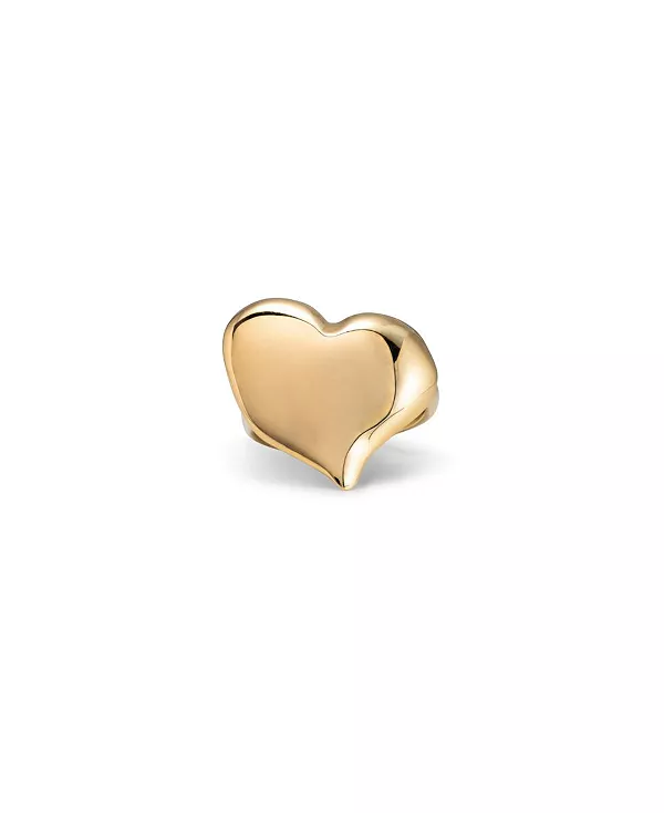 Большое кольцо из металлического сплава в форме сердца Unode50, gold
Большое кольцо из металлического сплава в форме сердца Unode50, gold