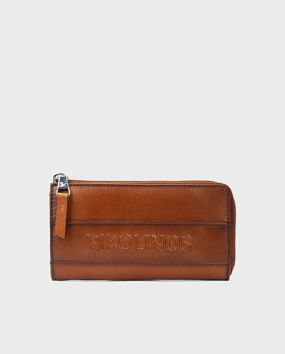 Женский кожаный кошелек с застежкой-молнией Pikolinos, коричневый
Женский кожаный кошелек с застежкой-молнией Pikolinos, коричневый