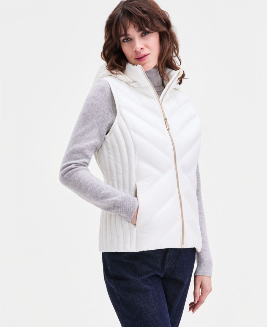 Женский пуховый жилет с капюшоном Michael Kors, Bone
Женский пуховый жилет с капюшоном Michael Kors, Bone