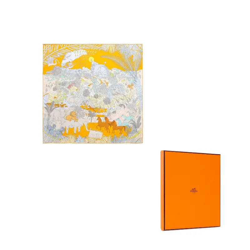 HERMES Шёлковый платок, Chrysanthemum Yellow/Light Green/Gray Green
HERMES Шёлковый платок, Chrysanthemum Yellow/Light Green/Gray Green