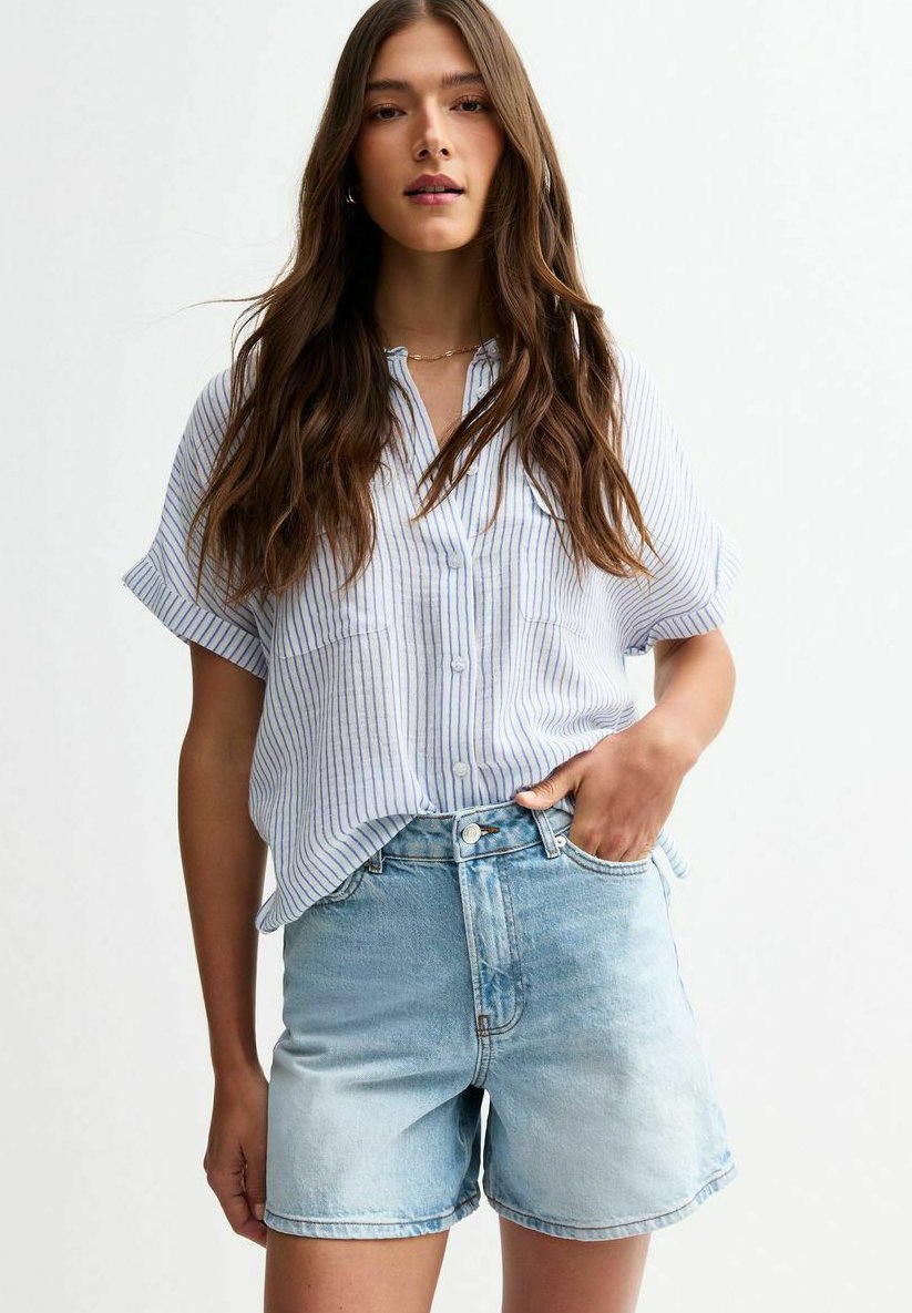 Джинсовые шорты LIGHT A-LINE New Look, синий
Джинсовые шорты LIGHT A-LINE New Look, синий