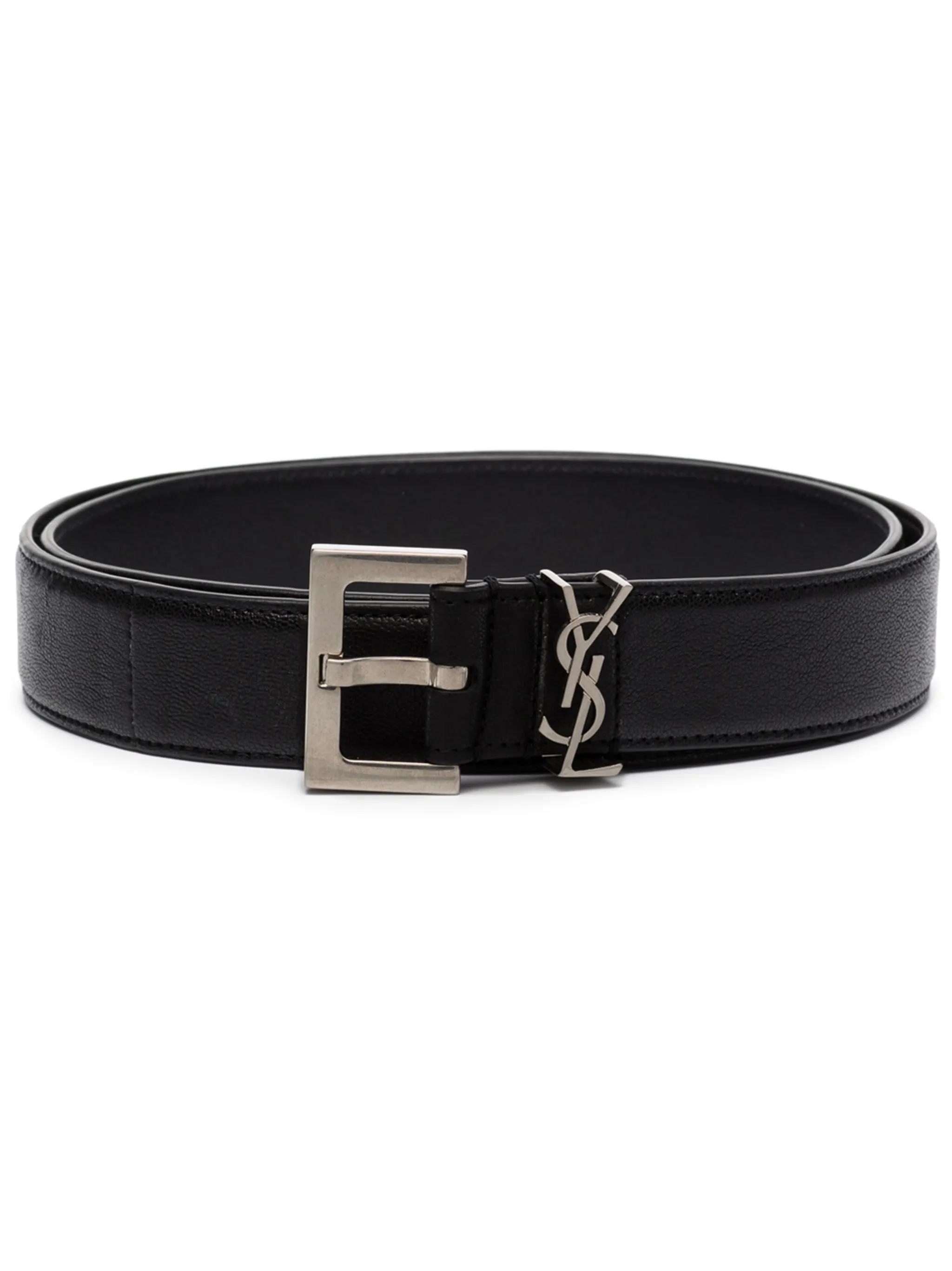 Ремень с монограммой Saint Laurent, черный
Ремень с монограммой Saint Laurent, черный