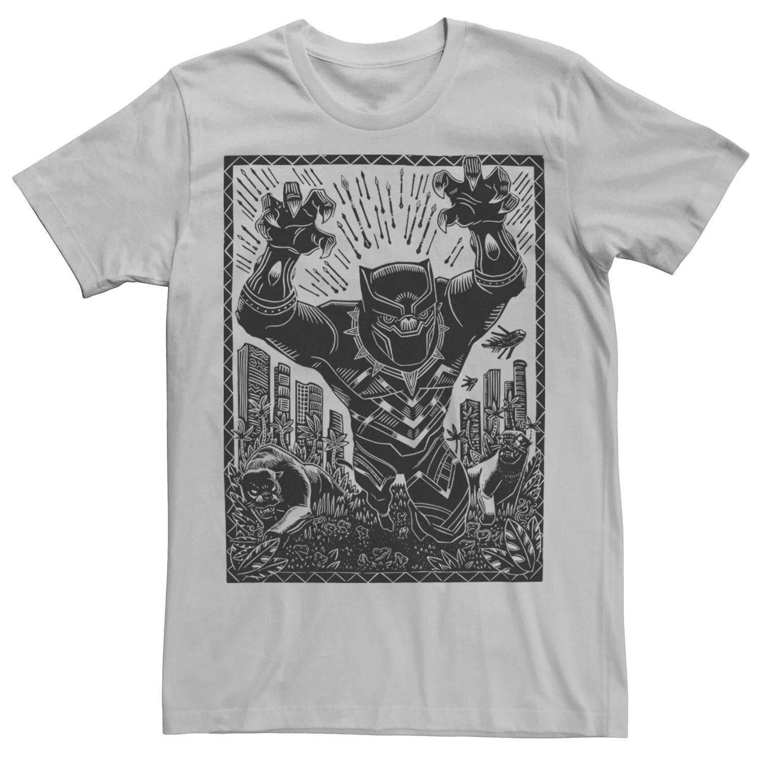 Мужская фиолетовая футболка с портретом Black Panther Woodcut Marvel, Фиолетовый, Мужская фиолетовая футболка с портретом Black Panther Woodcut Marvel
Мужская фиолетовая футболка с портретом Black Panther Woodcut Marvel, Фиолетовый, Мужская фиолетовая футболка с портретом Black Panther Woodcut Marvel