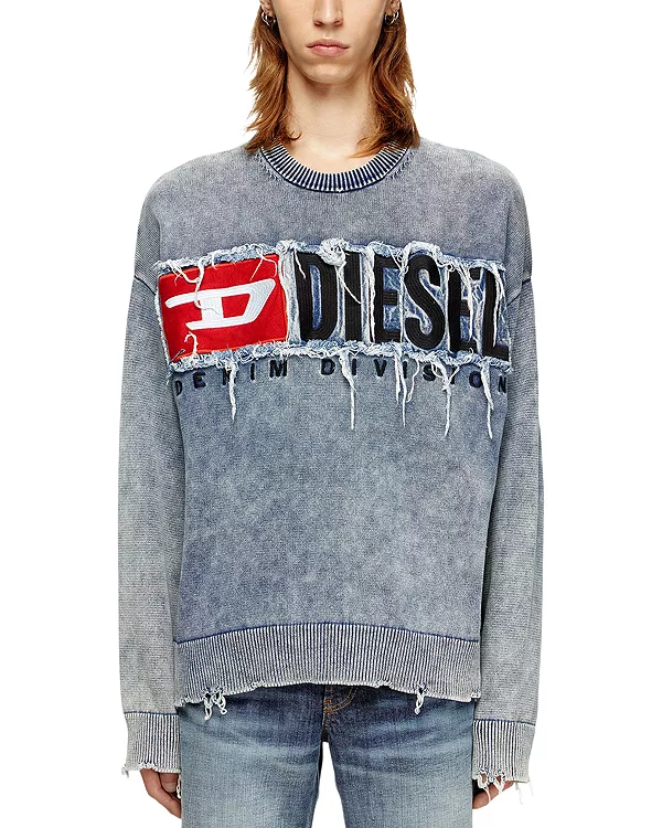 Хлопковый свитер K-Fronzi Diesel, синий
Хлопковый свитер K-Fronzi Diesel, синий