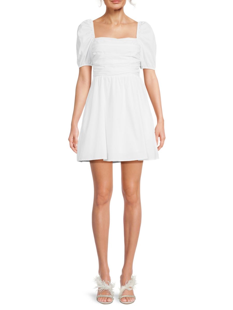 Мини-платье River Squareneck CAARA, белый
Мини-платье River Squareneck CAARA, белый