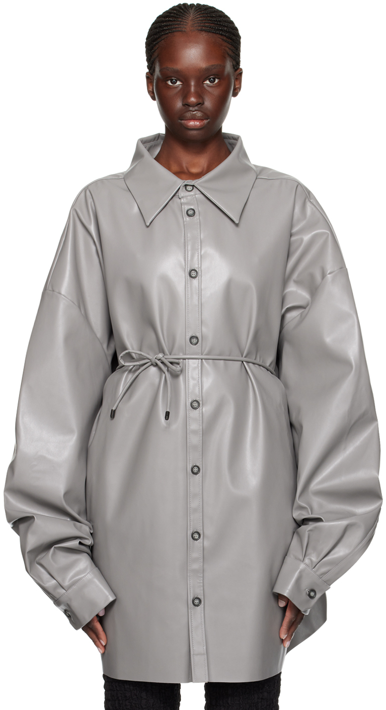 Серая рубашка на пуговицах YUME YUME
Серая рубашка на пуговицах YUME YUME