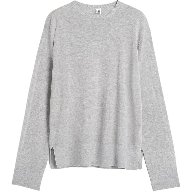 Толстовка Totême с ребристым воротником TOTEME, серый меланж
Толстовка Totême с ребристым воротником TOTEME, серый меланж