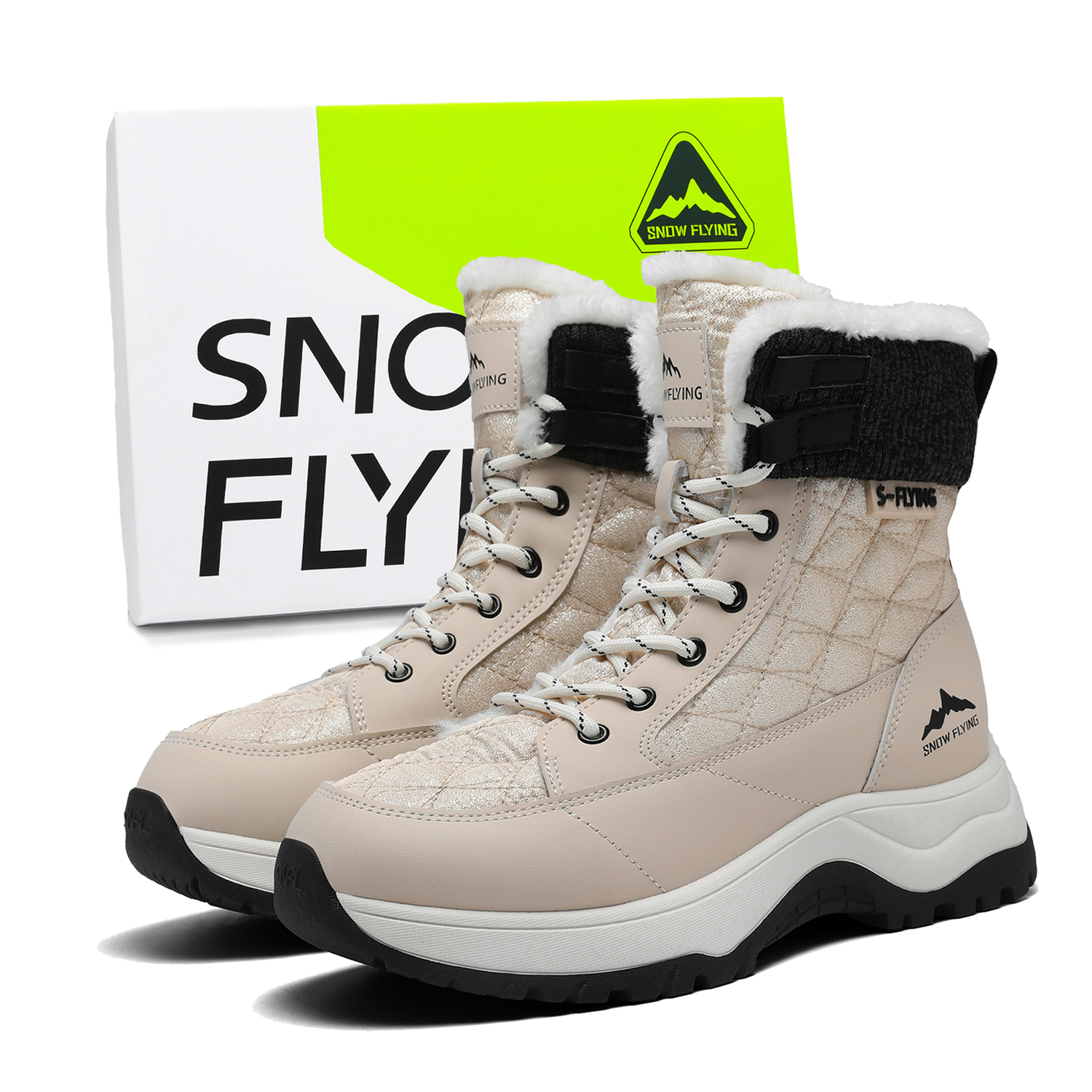 SNOW FLYING Зимние тактические ботинки Короткие снежные ботинки Унисекс Бежевый абрикос, цвет Beige Apricot
SNOW FLYING Зимние тактические ботинки Короткие снежные ботинки Унисекс Бежевый абрикос, цвет Beige Apricot