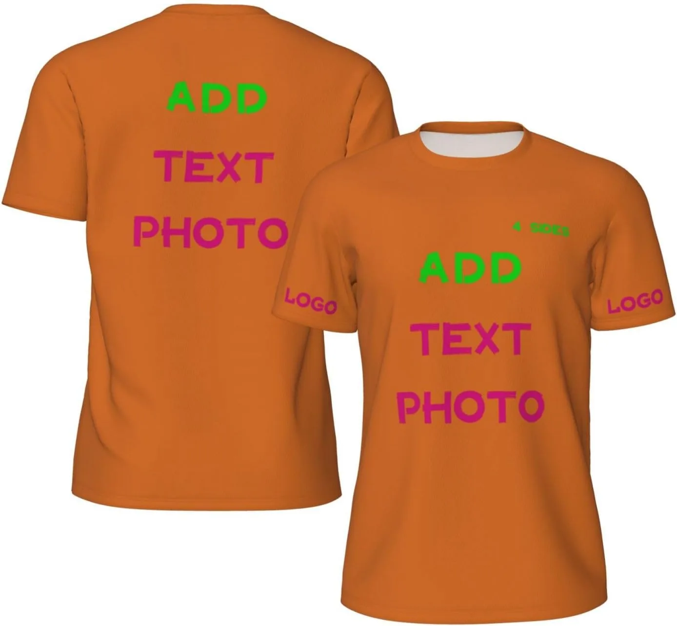 Футболка Custom с принтом на 4 сторонах и логотипом
Футболка Custom с принтом на 4 сторонах и логотипом