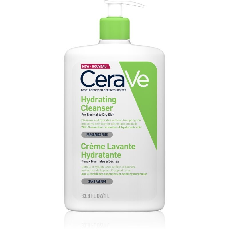 CeraVe Cleansers очищающая эмульсия с увлажняющим эффектом 1000 мл
CeraVe Cleansers очищающая эмульсия с увлажняющим эффектом 1000 мл