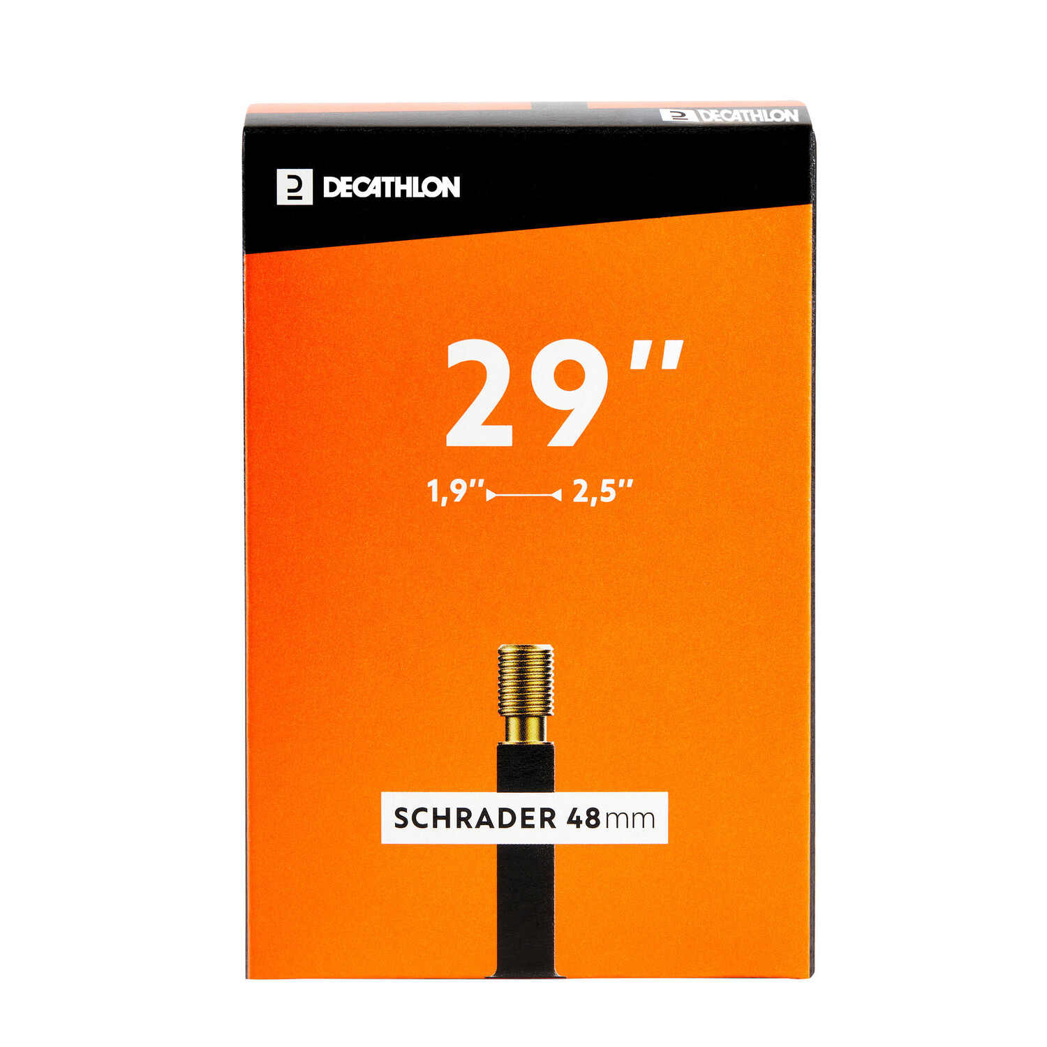 Камера 29x1.9/2,5 ниппель Schrader 48 ММ Btwin
Камера 29x1.9/2,5 ниппель Schrader 48 ММ Btwin