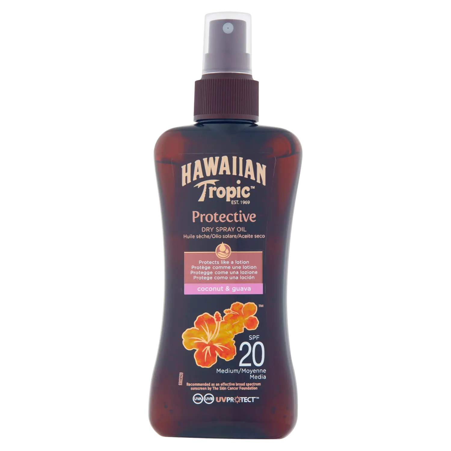 Hawaiian Tropic Protective масло-спрей для загара SPF20, 200 мл
Hawaiian Tropic Protective масло-спрей для загара SPF20, 200 мл