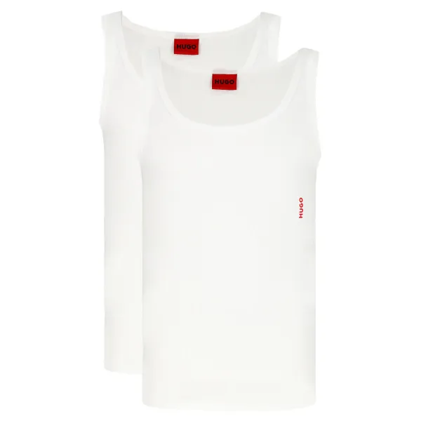 Узкая футболка-майка из двух пар Hugo, белый
Узкая футболка-майка из двух пар Hugo, белый