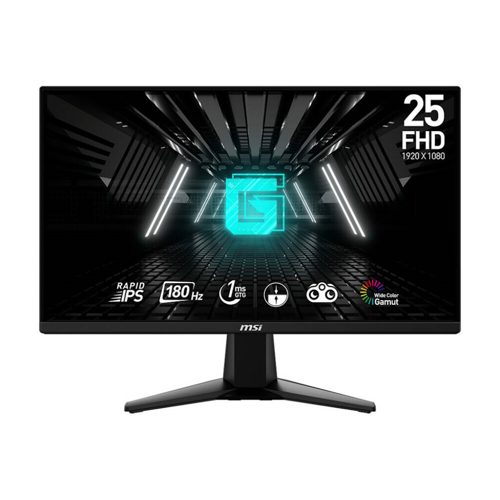 Игровой монитор MSI G255F, 24.5", 1920x1080, 180 Гц, Rapid IPS, Черный
Игровой монитор MSI G255F, 24.5", 1920x1080, 180 Гц, Rapid IPS, Черный