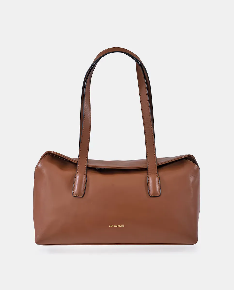 Компактная сумка для покупок с двойными ручками из кожи Guy Laroche, светло-коричневый
Компактная сумка для покупок с двойными ручками из кожи Guy Laroche, светло-коричневый