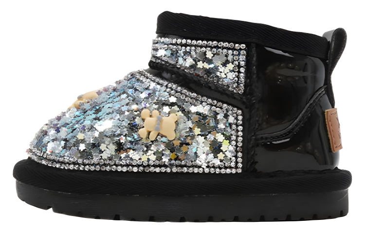 Нескользящие теплые детские туфли среднего размера для младенцев и малышей MAIBUXIONG, черный
Нескользящие теплые детские туфли среднего размера для младенцев и малышей MAIBUXIONG, черный