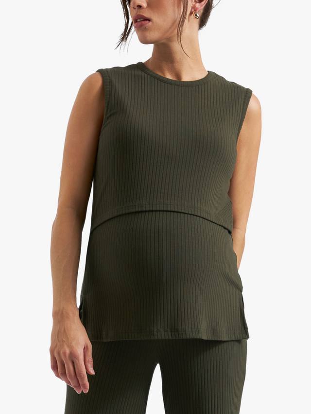 Топ для беременных и кормящих peter rib Ripe, хаки
Топ для беременных и кормящих peter rib Ripe, хаки