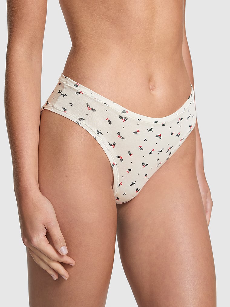 Хлопковые трусики-развратницы Pink, smooth winter white holly print
Хлопковые трусики-развратницы Pink, smooth winter white holly print