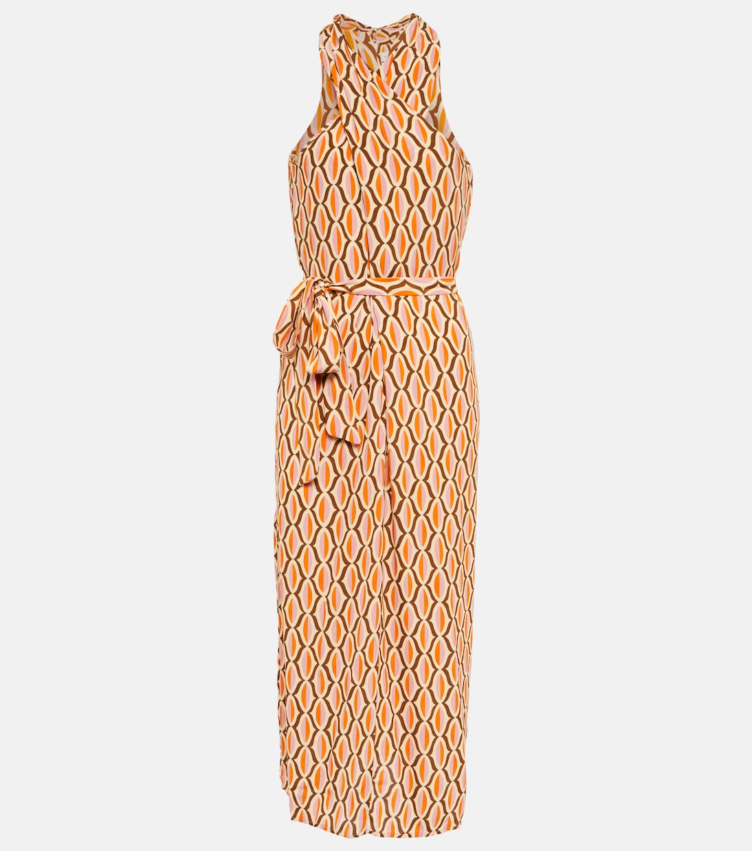 Платье миди из крепа с принтом Caterina Velvet, оранжевый
Платье миди из крепа с принтом Caterina Velvet, оранжевый