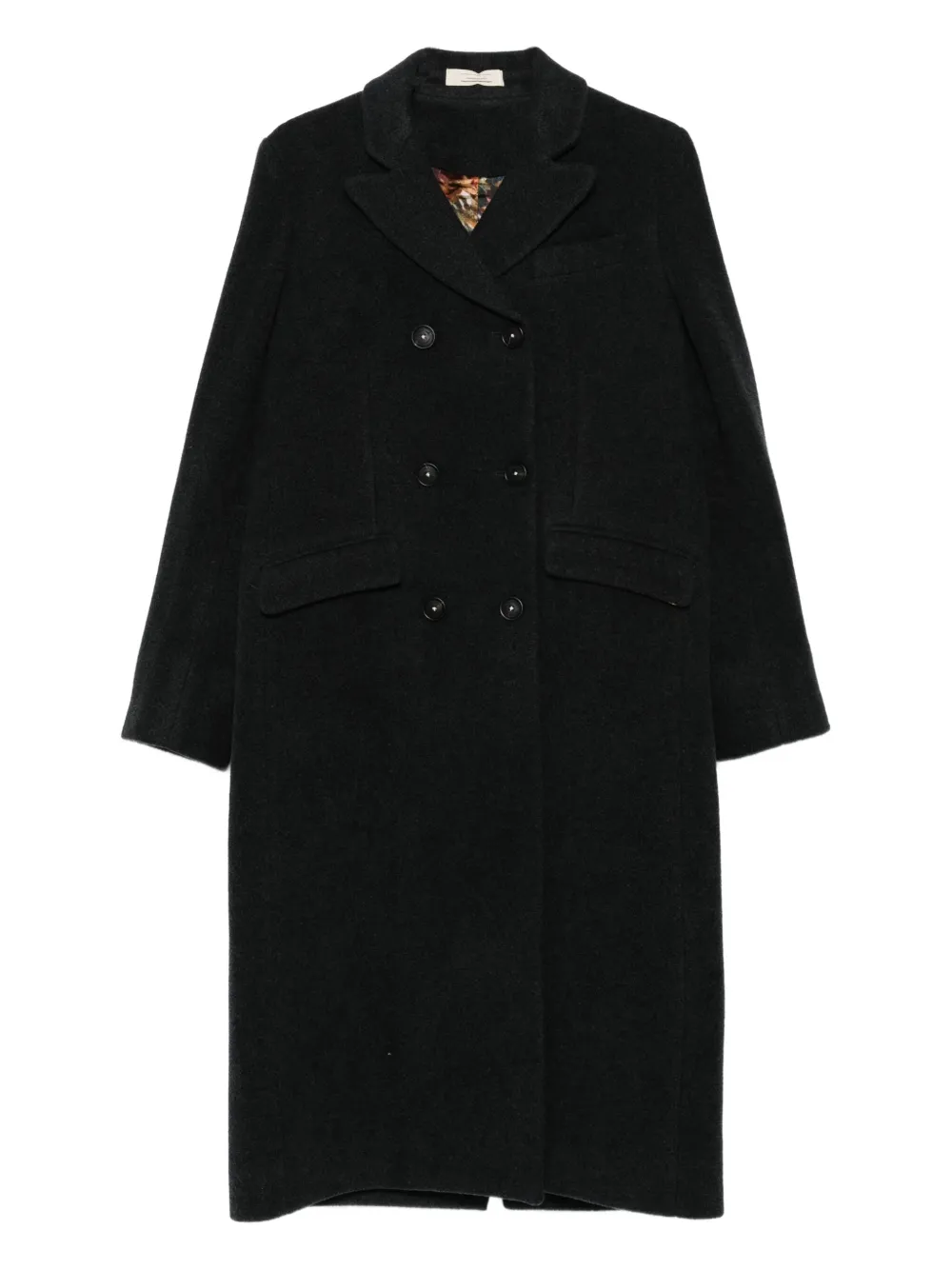 Двубортное шерстяное пальто Massimo Alba, черный
Двубортное шерстяное пальто Massimo Alba, черный
