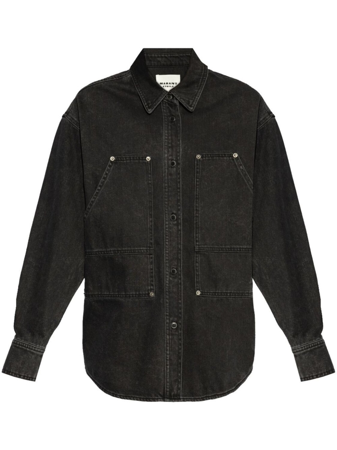 Джинсовая куртка MARANT ÉTOILE Okely, черный 
Джинсовая куртка MARANT ÉTOILE Okely, черный