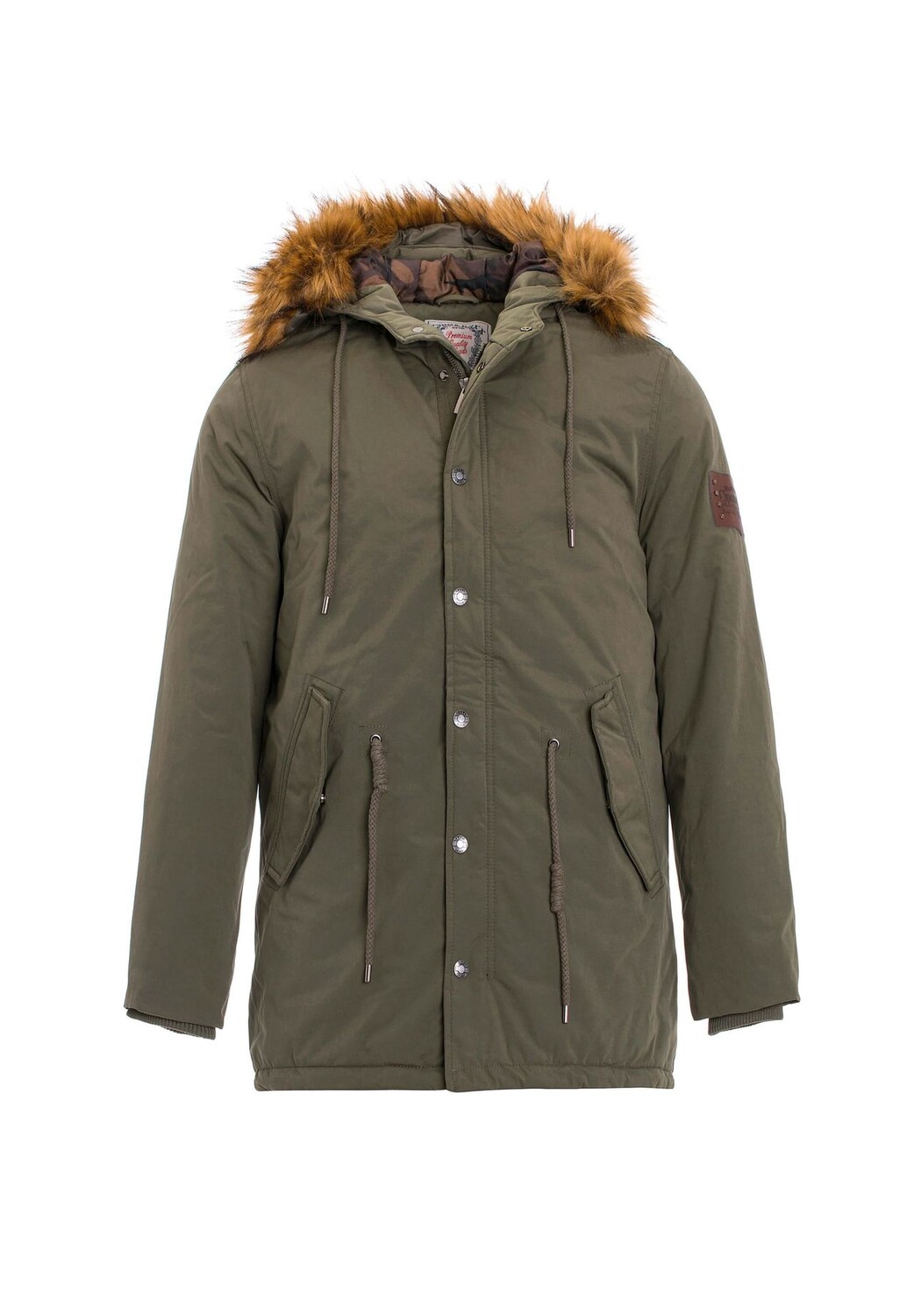 Парка с утеплителем CIPO & BAXX, хаки
Парка с утеплителем CIPO & BAXX, хаки
