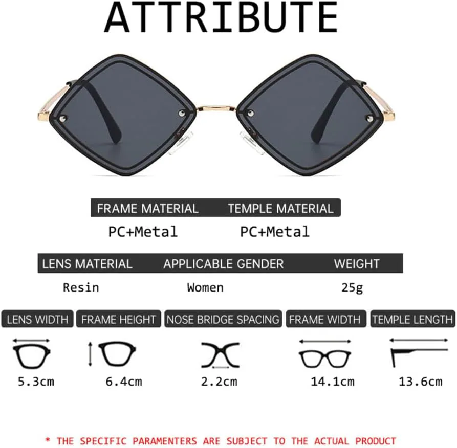 Женские солнцезащитные очки с геометрическим ромбом, винтажные линзы, градиентные солнцезащитные очки с защитой от УФ-излучения UV400 LANGSER, Gold Gray Yellow
Женские солнцезащитные очки с геометрическим ромбом, винтажные линзы, градиентные солнцезащитные очки с защитой от УФ-излучения UV400 LANGSER, Gold Gray Yellow