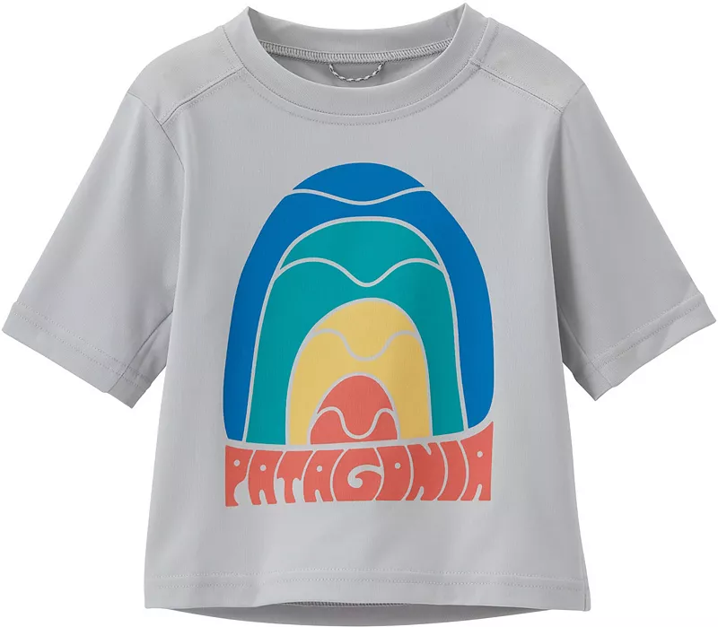 Прохладная шелковая футболка Patagonia Infants Capilene Cool, цвет Rainbow Wave/Taillored Gy
Прохладная шелковая футболка Patagonia Infants Capilene Cool, цвет Rainbow Wave/Taillored Gy