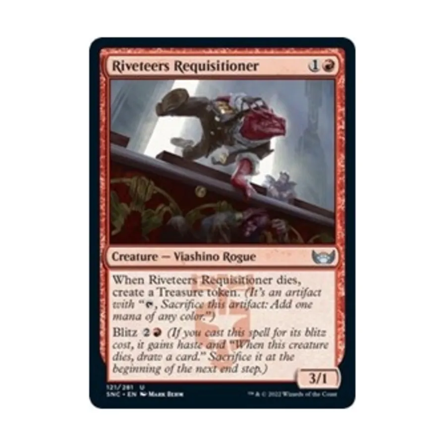 CCG Реквизитор клепальщиков (U), MTG - Streets of New Capenna
CCG Реквизитор клепальщиков (U), MTG - Streets of New Capenna