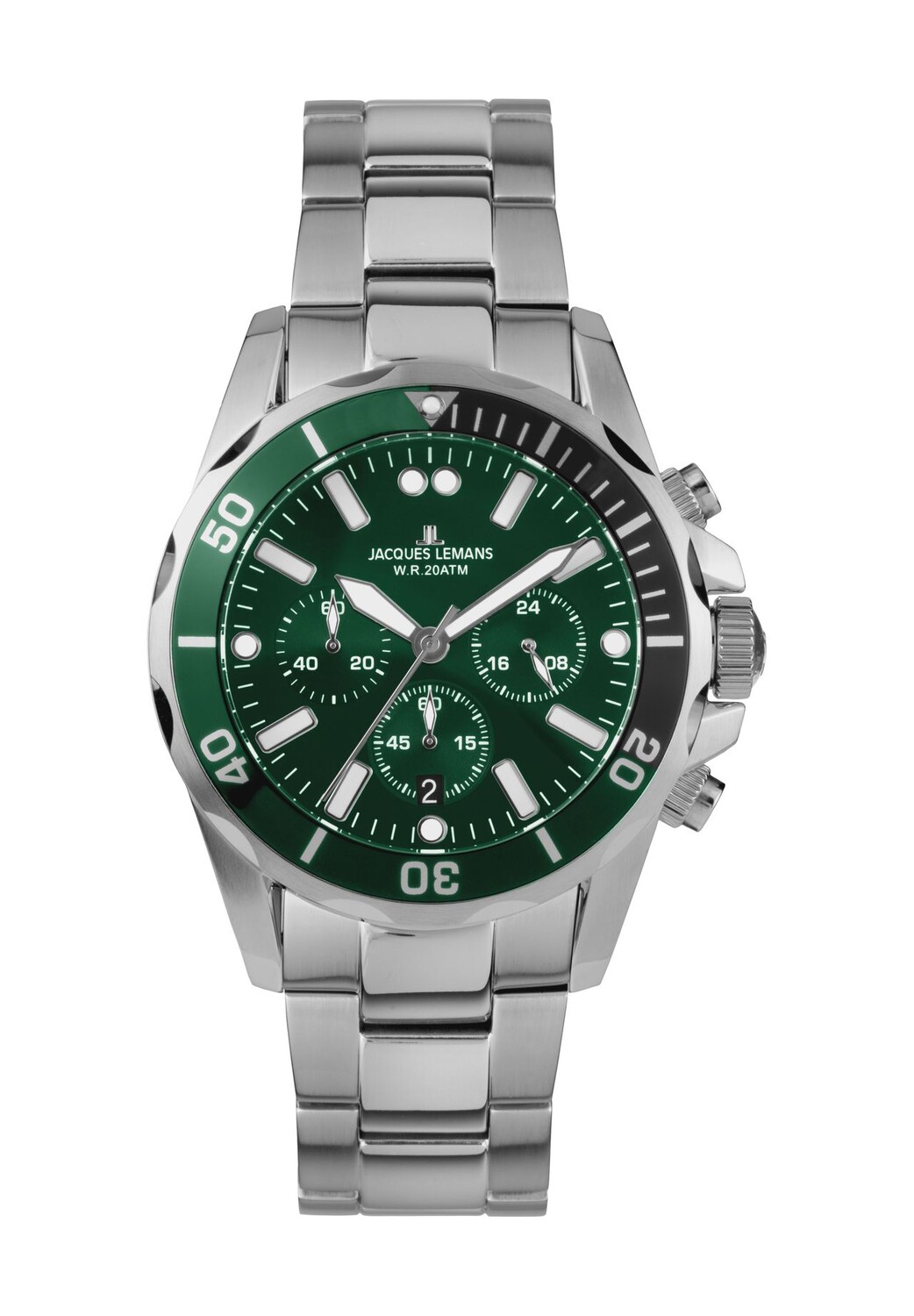 Мужской хронограф JL 1-2091H JACQUES LEMANS, серебро
Мужской хронограф JL 1-2091H JACQUES LEMANS, серебро