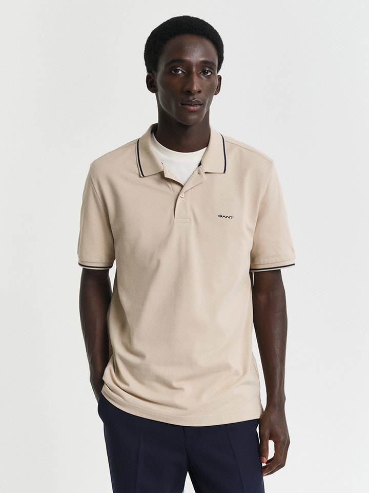 Рубашка-поло Gant, бежевый
Рубашка-поло Gant, бежевый