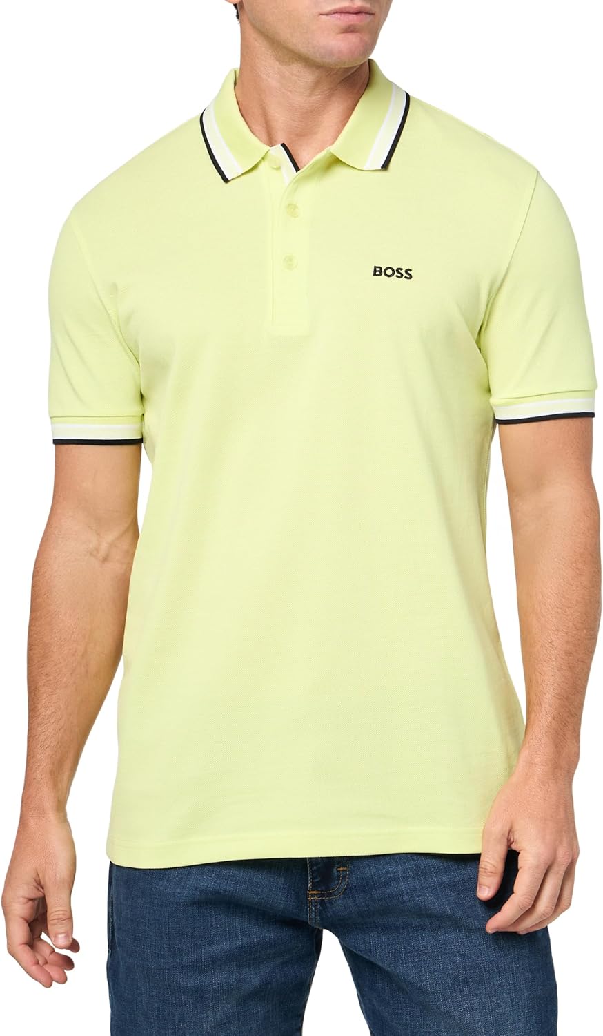 BOSS Мужская поло с коротким рукавом Paddy, Sunny Lime
BOSS Мужская поло с коротким рукавом Paddy, Sunny Lime