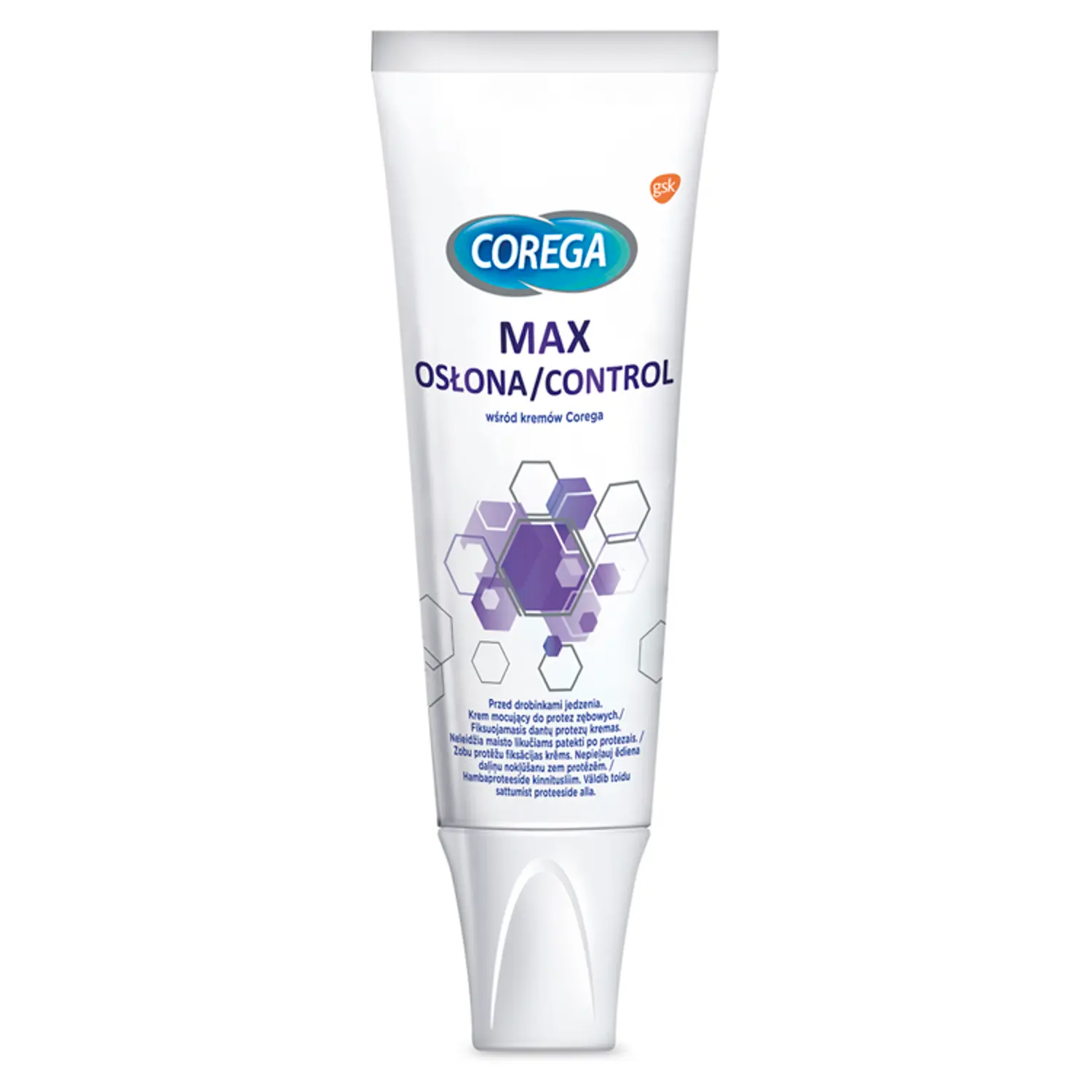 Corega Max Osłona фиксирующий крем для зубных протезов, 40 г
Corega Max Osłona фиксирующий крем для зубных протезов, 40 г