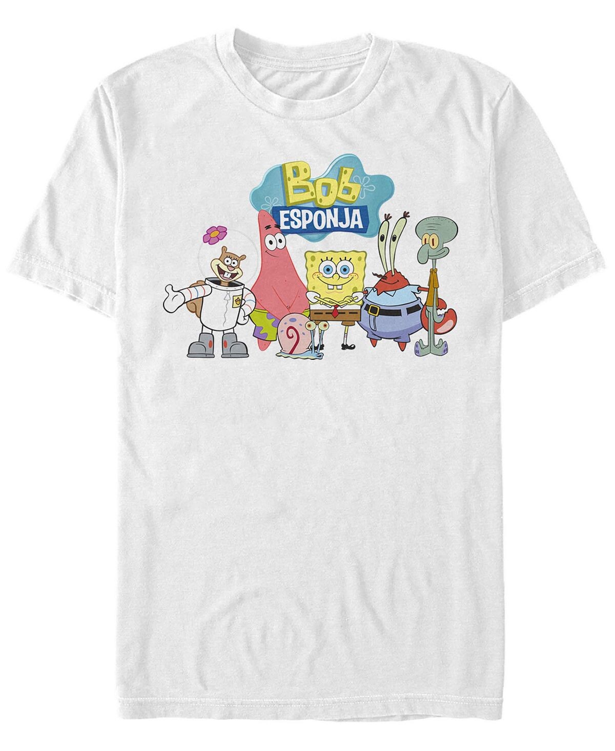 Мужская футболка esponja group shot с круглым вырезом и короткими рукавами Fifth Sun, белый
Мужская футболка esponja group shot с круглым вырезом и короткими рукавами Fifth Sun, белый