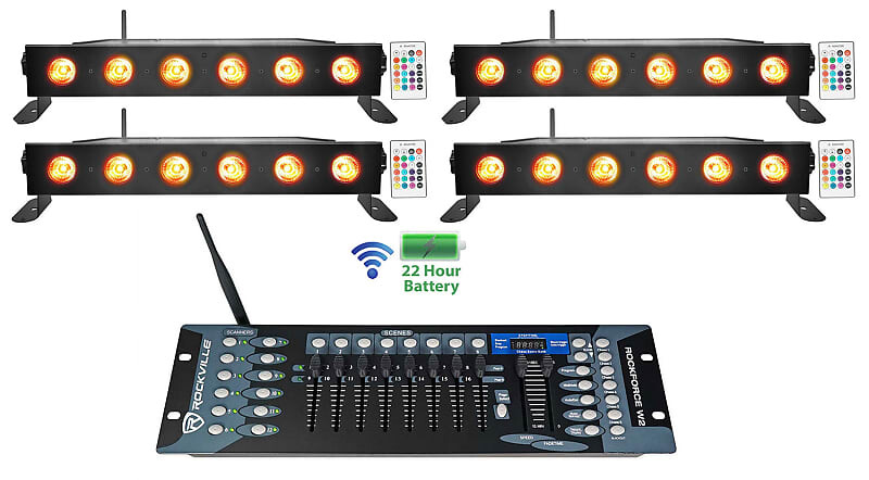 Аккумуляторные световые панели Rockville Best STRIP 60 Black + беспроводной контроллер DMX Best STRIP 60 + Rockforce W2
Аккумуляторные световые панели Rockville Best STRIP 60 Black + беспроводной контроллер DMX Best STRIP 60 + Rockforce W2