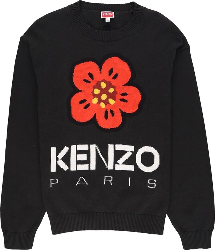 Джемпер Kenzo Boke Flower Jumper 'Black', черный 
Джемпер Kenzo Boke Flower Jumper 'Black', черный