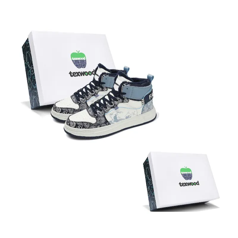 Теплые противоскользящие и износостойкие высокие кроссовки для скейтбординга мужские TEXWOOD, белый
Теплые противоскользящие и износостойкие высокие кроссовки для скейтбординга мужские TEXWOOD, белый