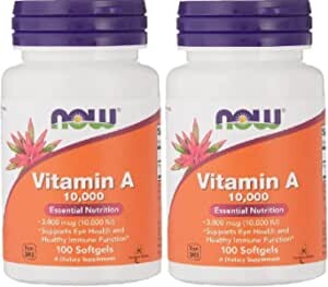 Витамин А Now Foods 10000 МЕ 100 капсул
Витамин А Now Foods 10000 МЕ 100 капсул