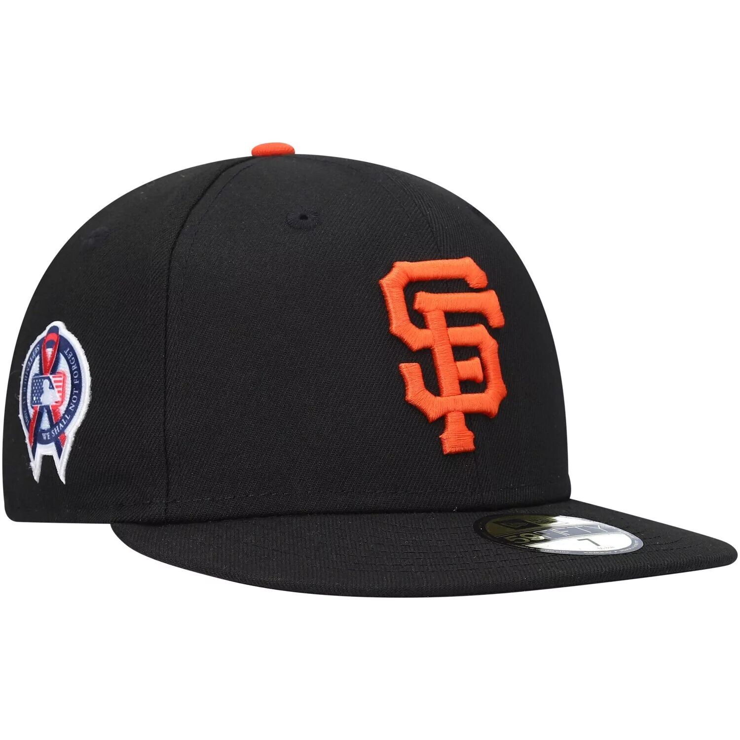 Мужская черная кепка New Era San Francisco Giants с мемориальной нашивкой в честь 9/11 59FIFTY 
Мужская черная кепка New Era San Francisco Giants с мемориальной нашивкой в честь 9/11 59FIFTY