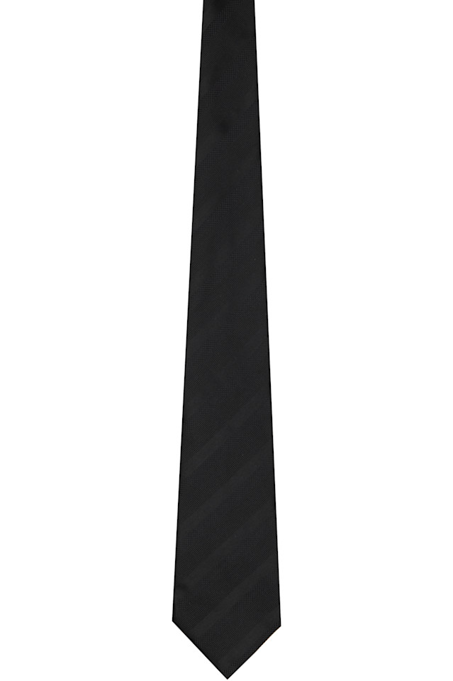 Comme Des Garçons Homme Deux Черный шелковый галстук с тонкой диагональной полосой
Comme Des Garçons Homme Deux Черный шелковый галстук с тонкой диагональной полосой
