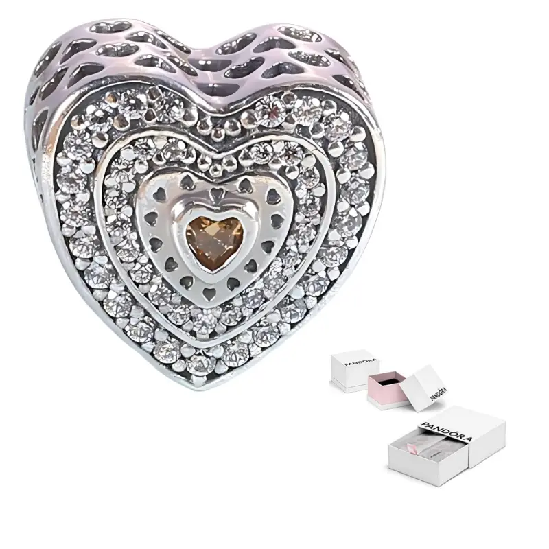 Pandora 925 Sterling Silver With Karat Gold Jewelry Accessories Unisex Silver
Pandora 925 Sterling Silver With Karat Gold Jewelry Accessories Unisex Silver