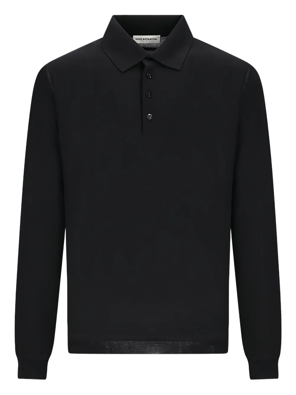 Поло с длинными рукавами на пуговицах Goes Botanical, черный
Поло с длинными рукавами на пуговицах Goes Botanical, черный