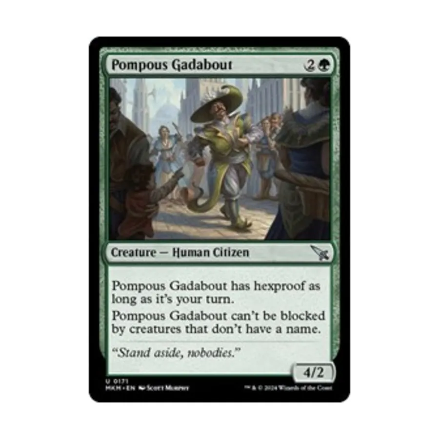 CCG Напыщенный Бездельник (U), MTG - Murders at Karlov Manor
CCG Напыщенный Бездельник (U), MTG - Murders at Karlov Manor