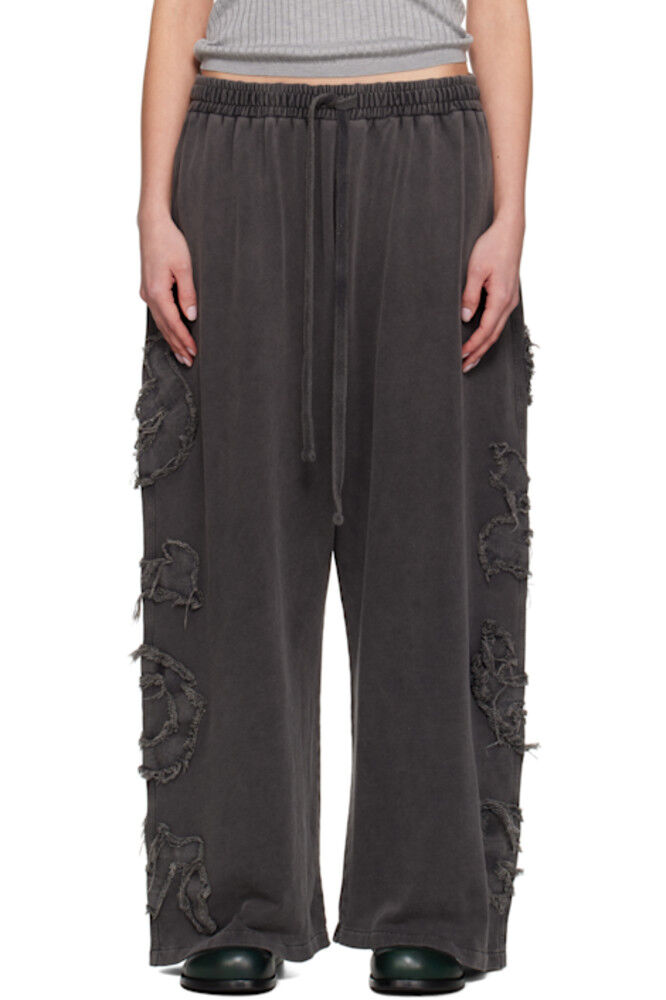 Черные брюки для отдыха с логотипом Acne Studios
Черные брюки для отдыха с логотипом Acne Studios