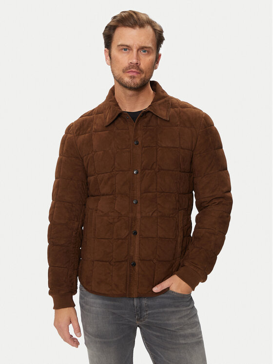 Кожаная куртка обычного кроя Alfonso 431629 60520 Milestone, коричневый
Кожаная куртка обычного кроя Alfonso 431629 60520 Milestone, коричневый