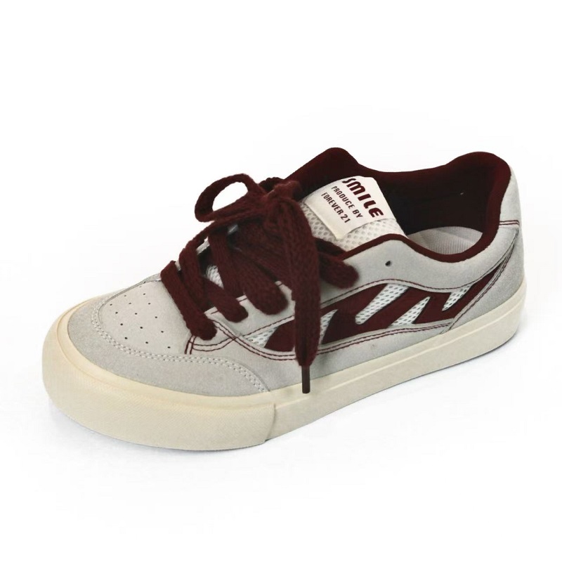 Мужские низкие кроссовки для скейтбординга с износостойким и нескользящим покрытием Lin's Travels, Burgundy
Мужские низкие кроссовки для скейтбординга с износостойким и нескользящим покрытием Lin's Travels, Burgundy